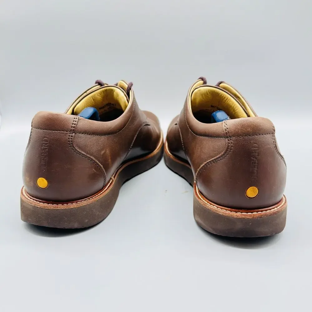 Samuel Hubbard Shoes Mens 11.5 Brown Leather Oxford Comfort Casual Vibram Sole